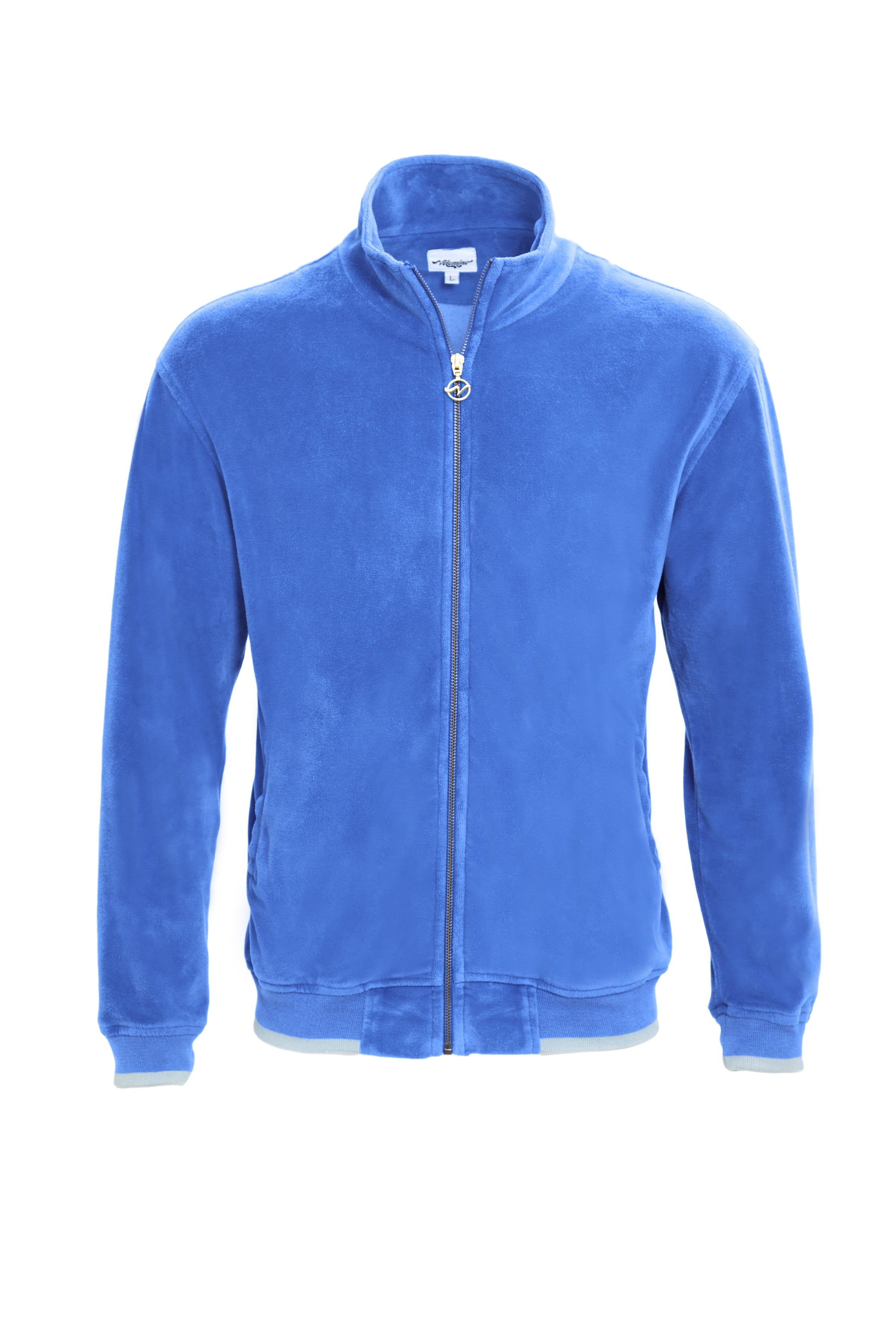 Royale Velour Hoodie, Royal Blue Track Jacket